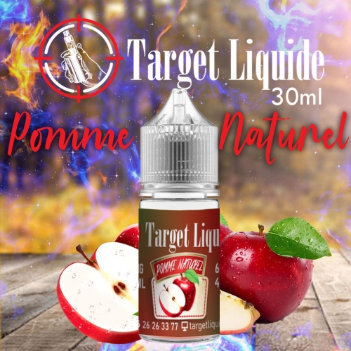 target liquides | LA POMME AU NATUREL 30 ML